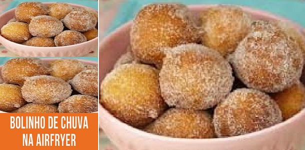 Bolinho de chuva na Airfryer