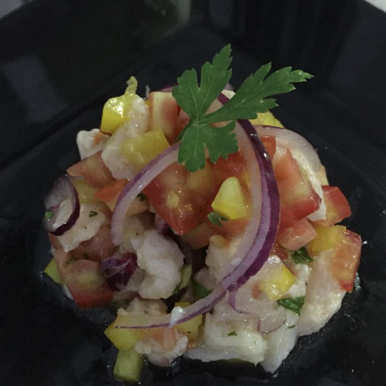 Ceviche de robalo