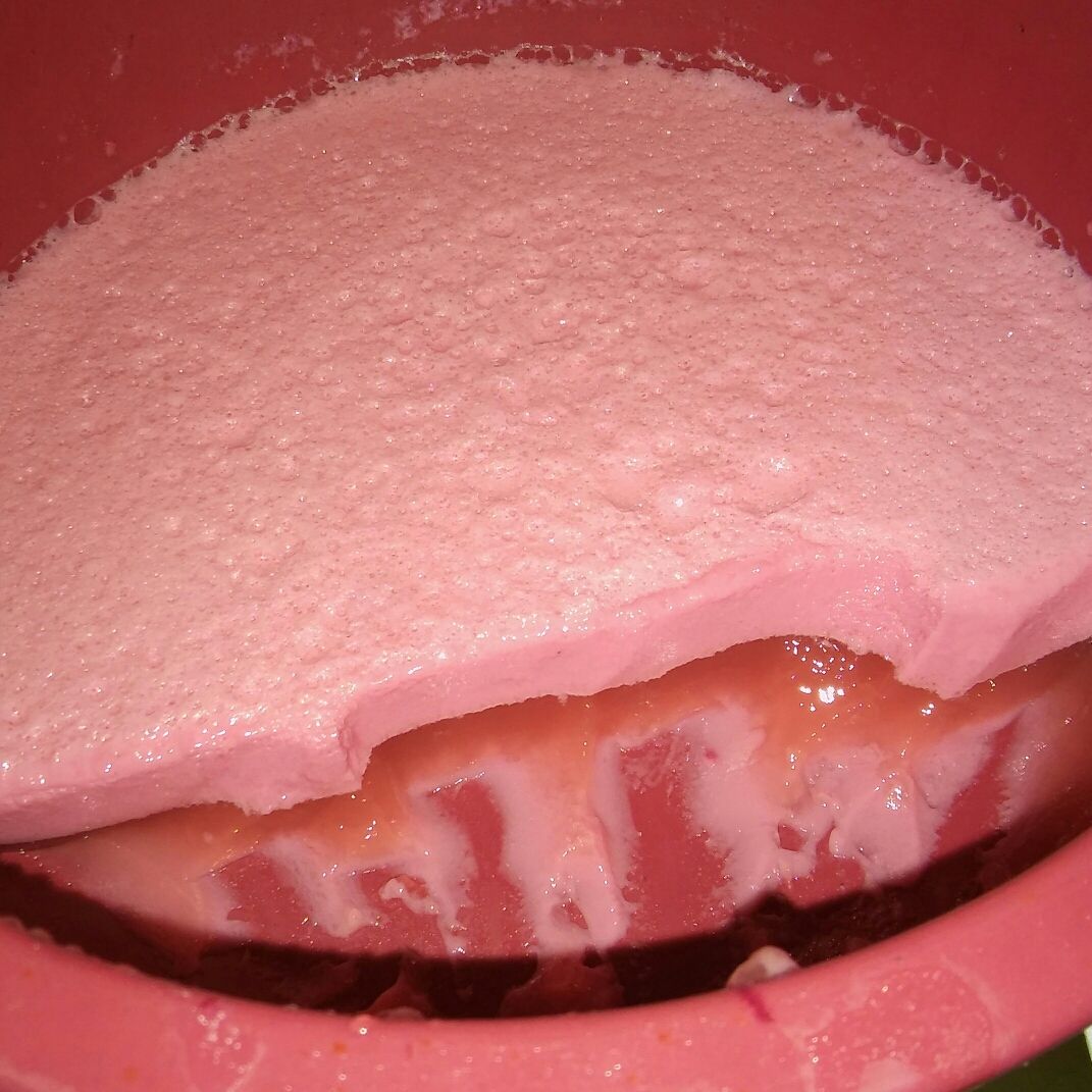 Gelatina com leite cremosa