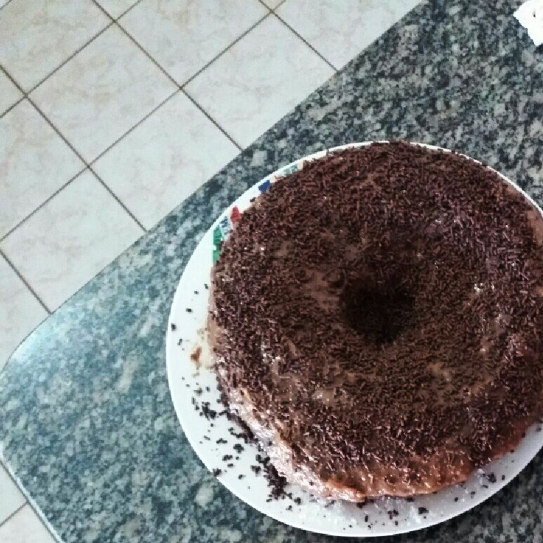 Bolo de chocolate com coco