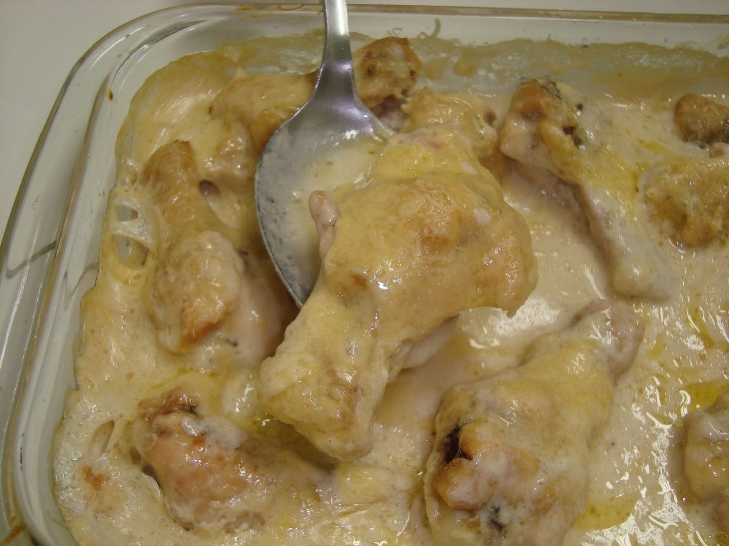 Frango ao creme de cebola