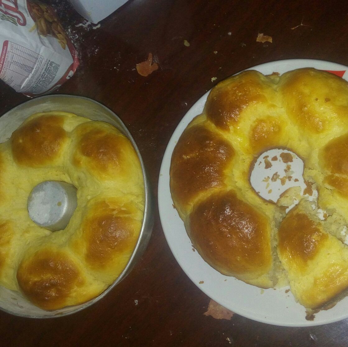 Pão brioche