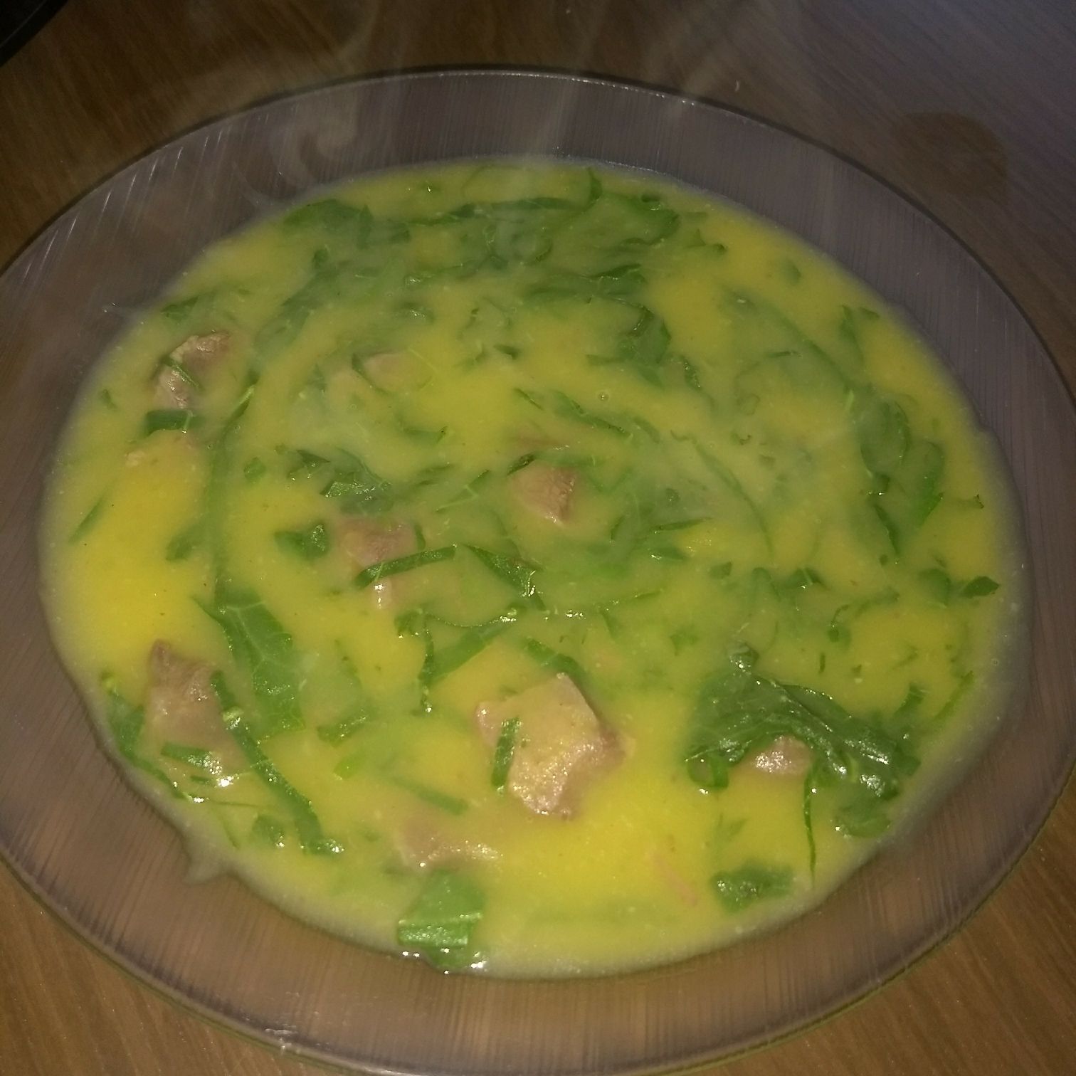 Caldo verde saudável