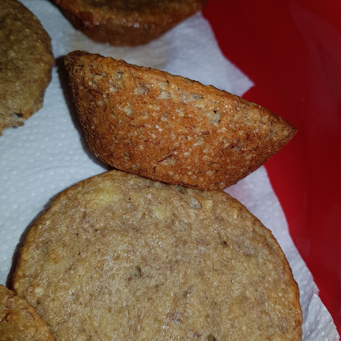 Bolinho de banana com aveia para as crianças