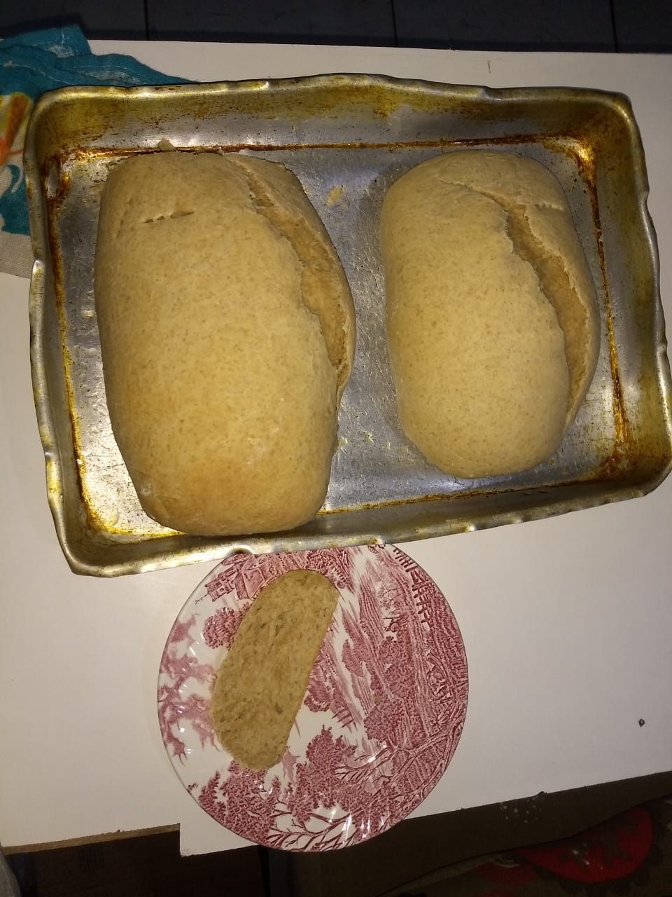 Pão caseiro demais