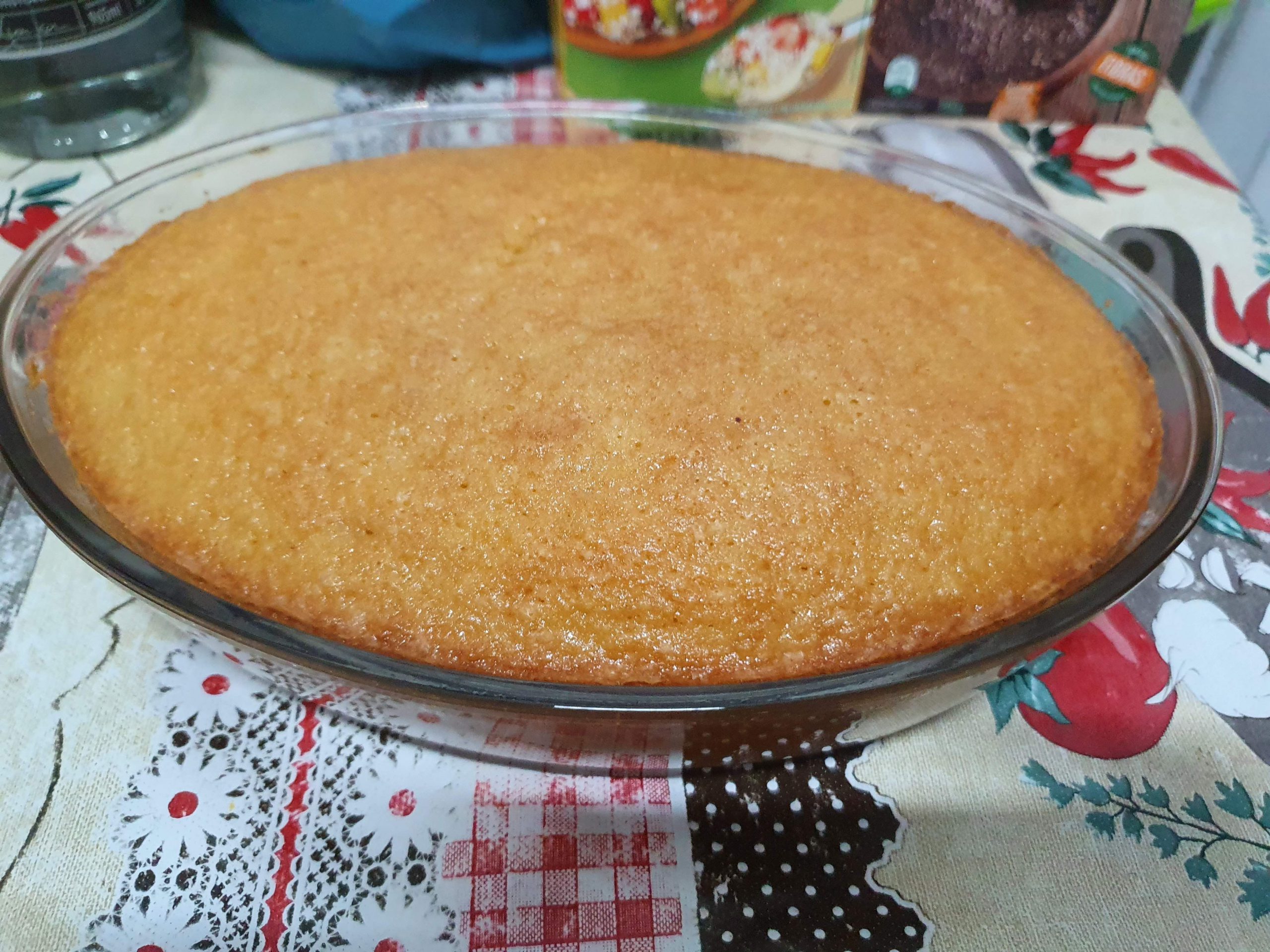 Bolo de casca de mamão